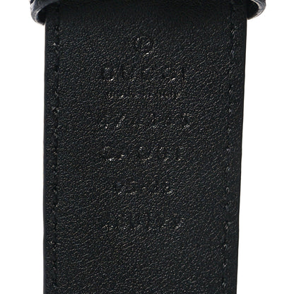 Gucci Calfskin Mens Interlocking G Belt 95 38 Black 5 of 5