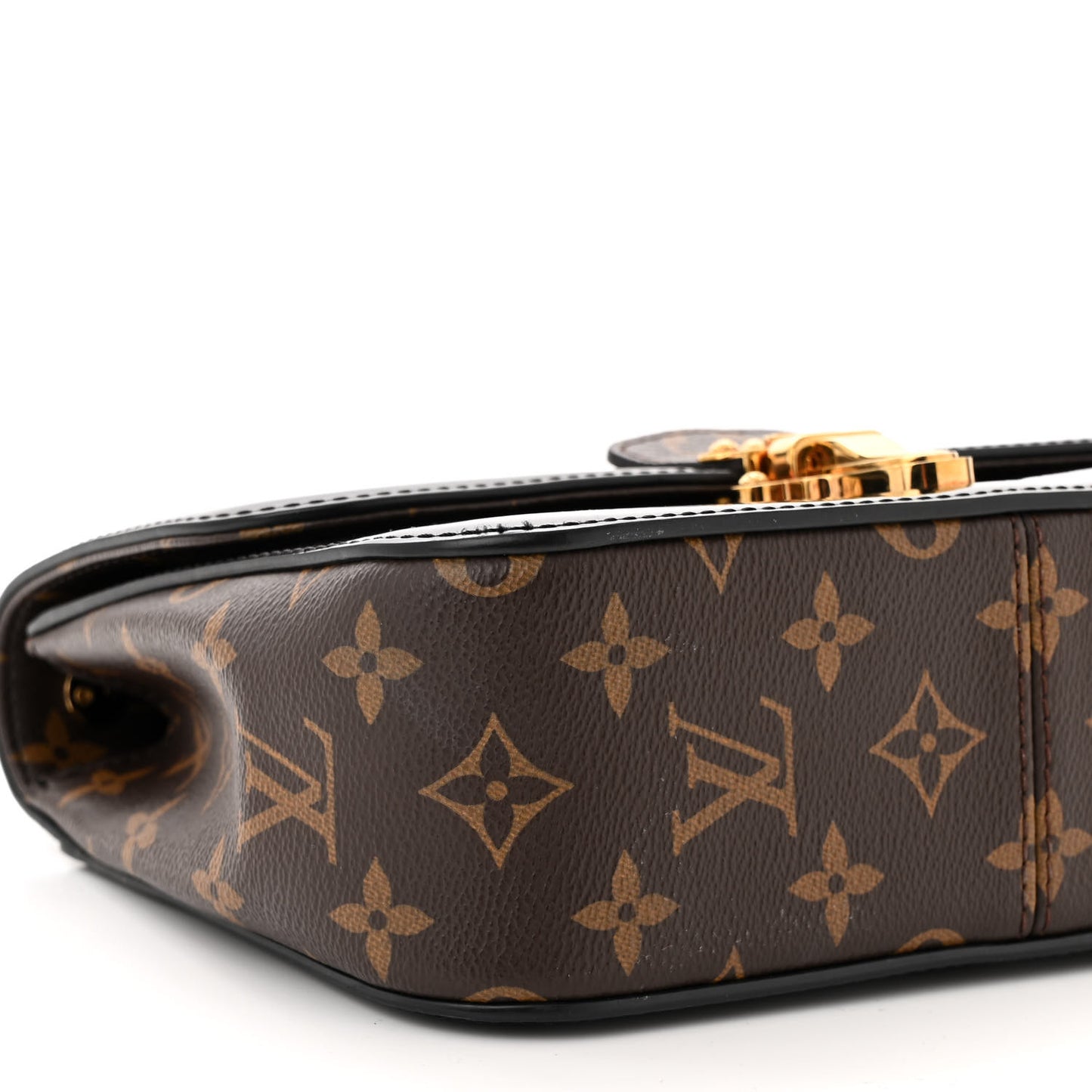 Patent Calfskin Monogram Cherrywood BB Black