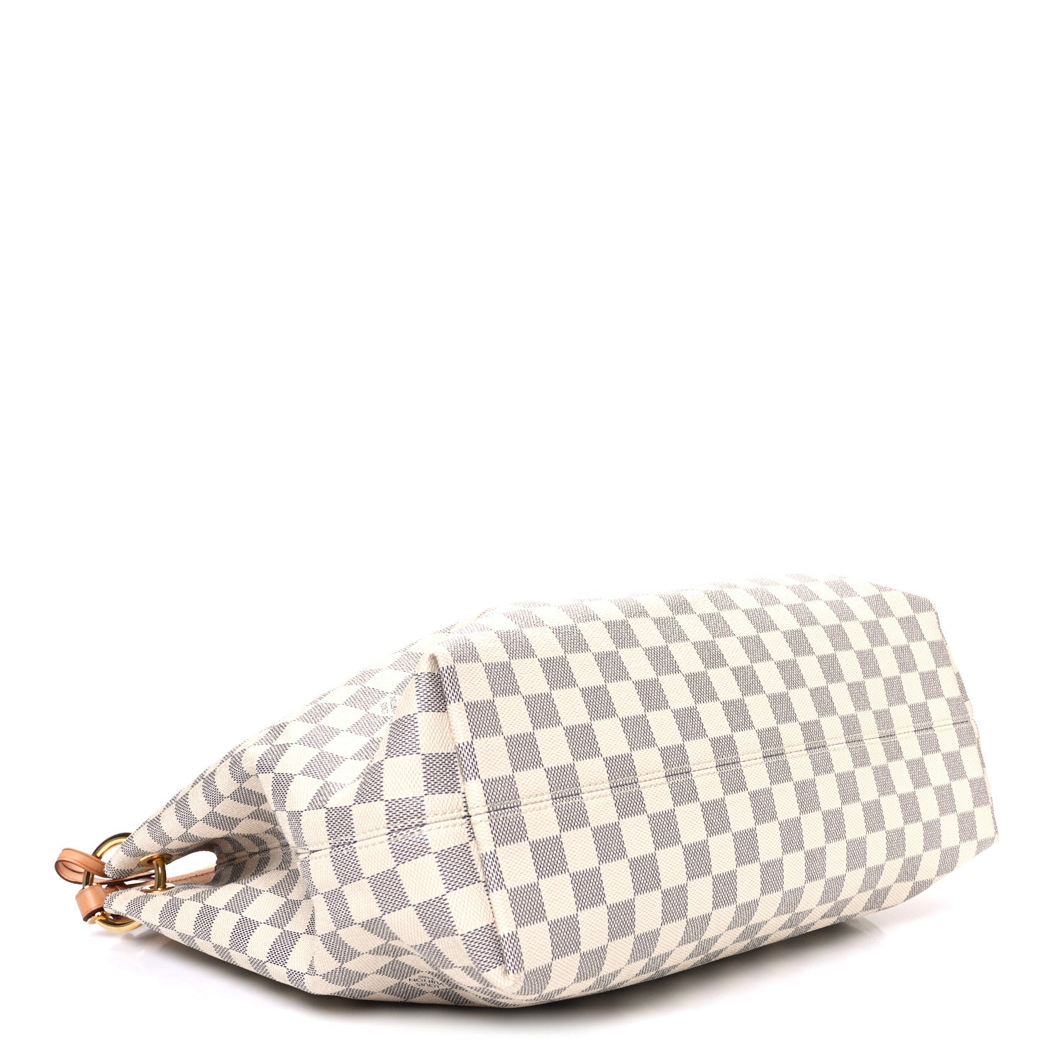 Louis Vuitton Damier Azur Graceful MM Rose Ballerine 4 of 10
