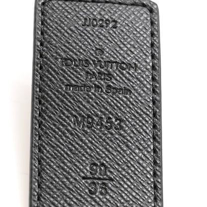 Louis Vuitton Calfskin Monogram 30mm LV Initiales Reversible Belt 90 36 Black 6 of 7