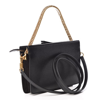 Givenchy Goatskin Suede Cross 3 Crossbody Bag Black 3 of 10