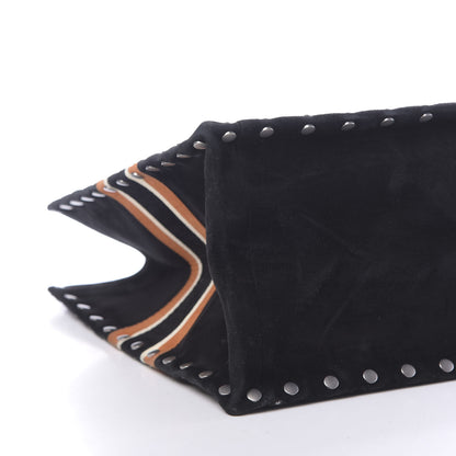 Christian Dior Suede Large La Terre Earth Book Tote Black 10 of 11