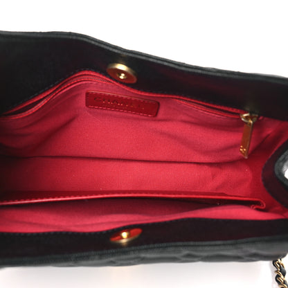 Chanel Caviar Quilted Wavy CC Hobo Black 5 of 10