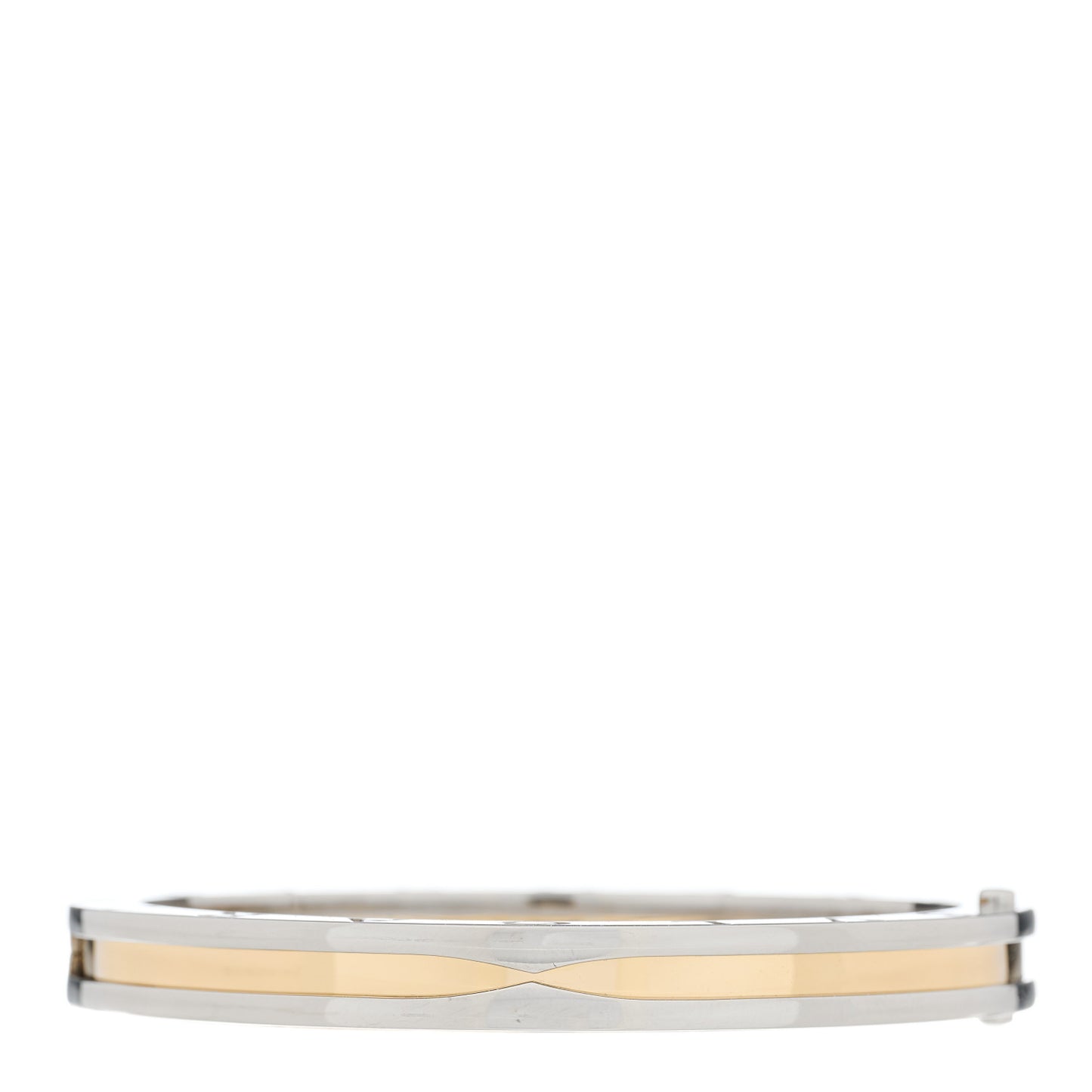 18K Yellow Gold Stainless Steel B.Zero1 Bangle Bracelet M