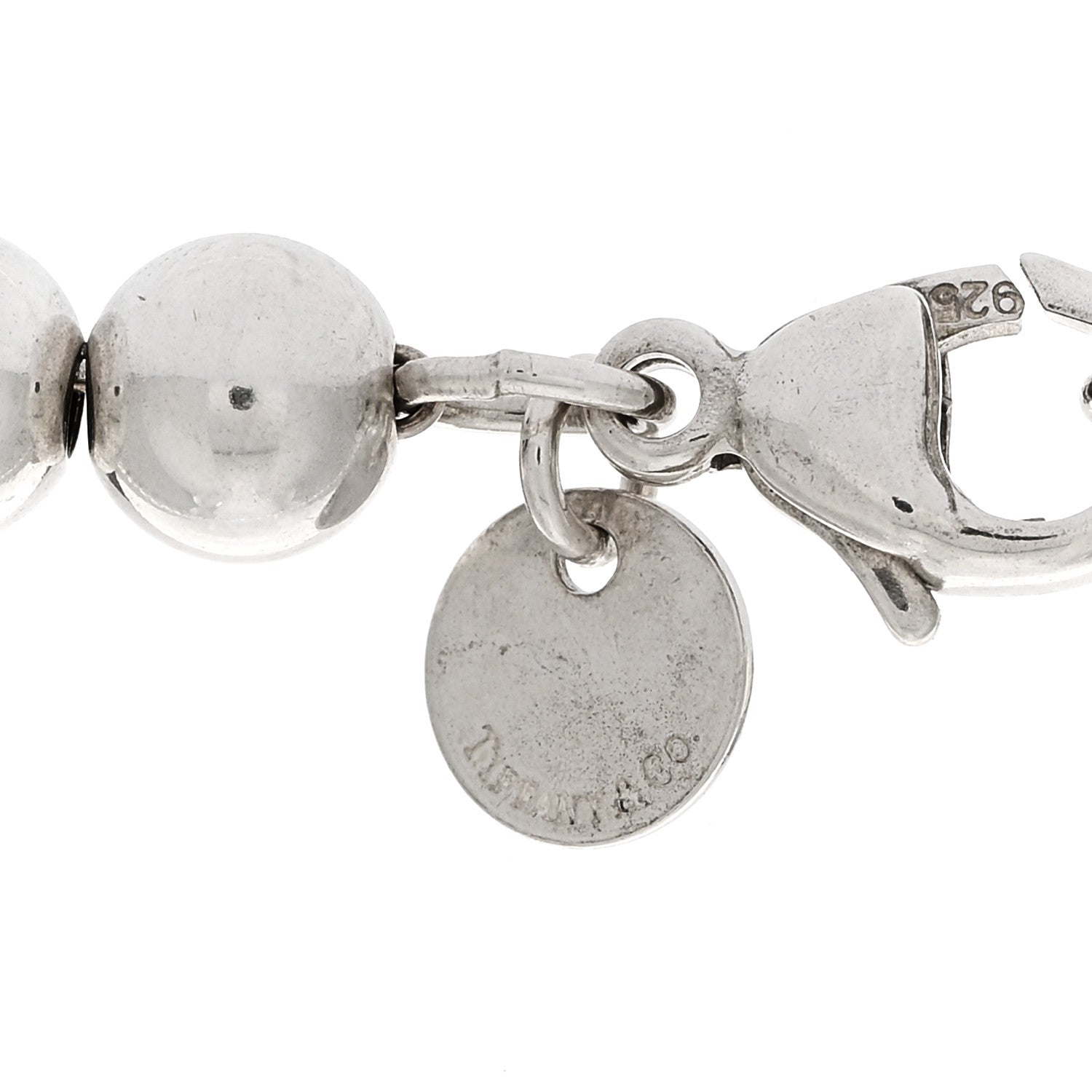 Tiffany Sterling Silver HardWear Graduated Ball Necklace 4 of 4