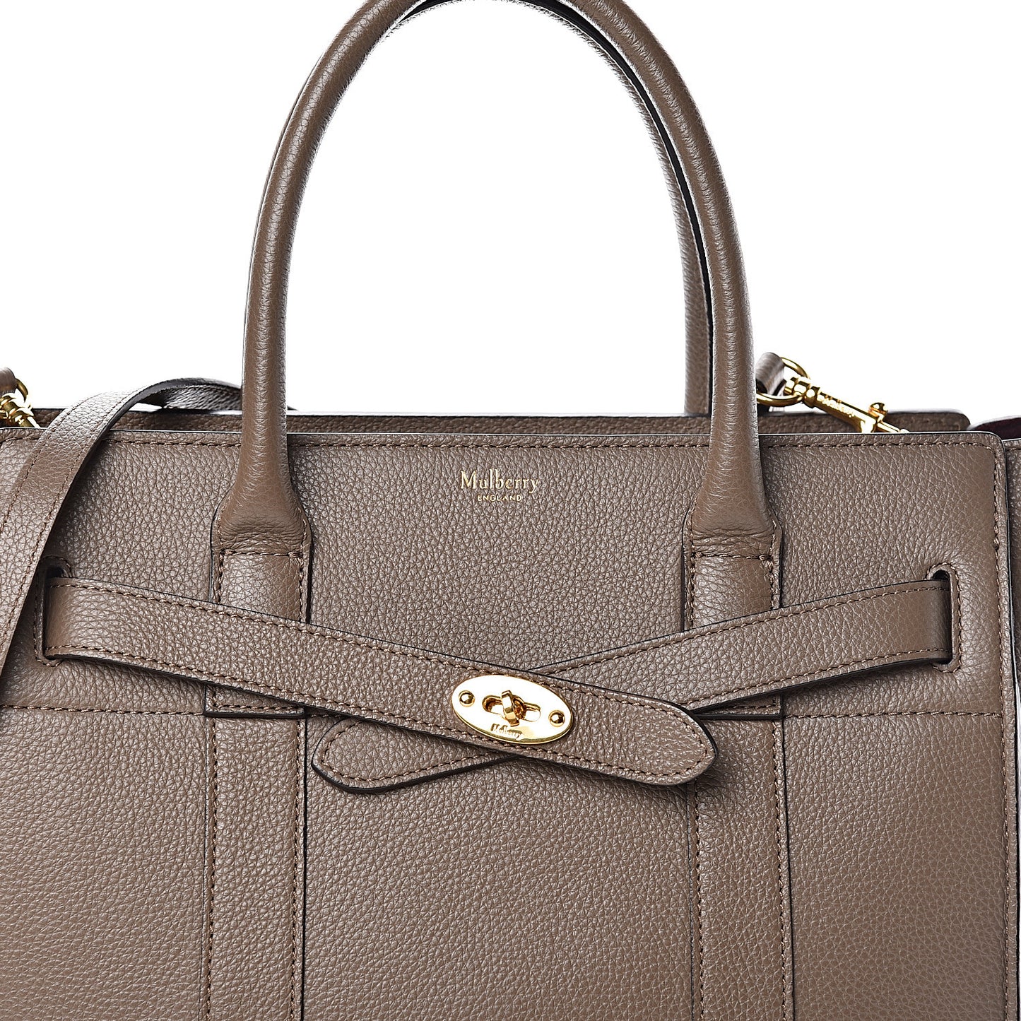 Classic Grain Small Bayswater Zip Tote Clay
