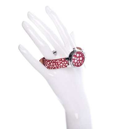 Louis Vuitton Stainless Steel Vernis Diamond 28mm Tambour Kusama Infinity Dots Quartz Watch 2 of 8