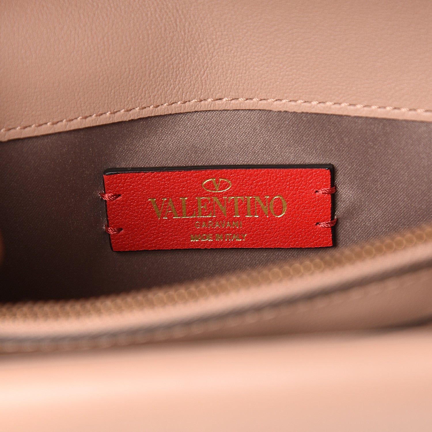 Valentino Garavani Smooth Calfskin Mini VRing Crossbody Bag Rose Cannelle 5 of 10