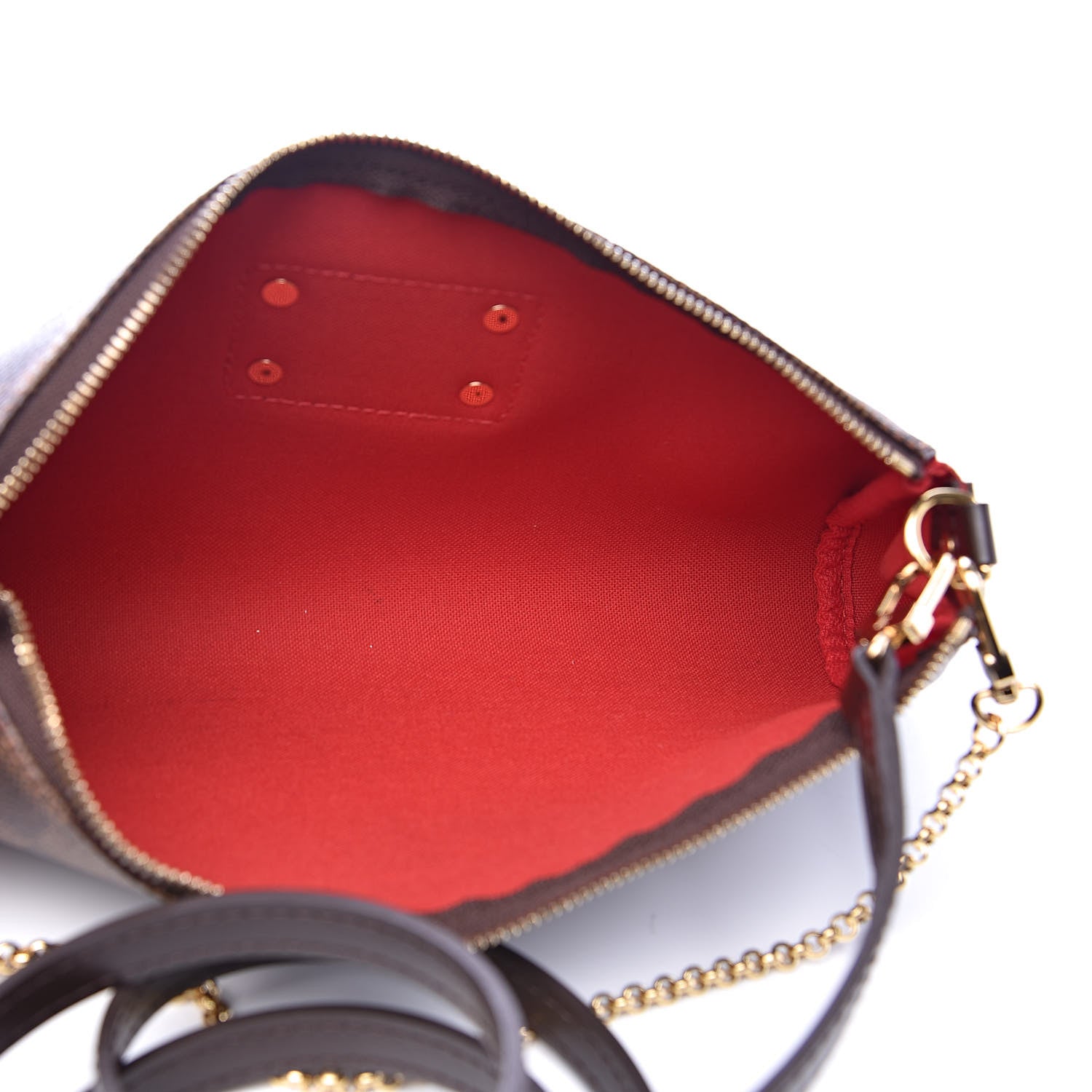 Louis Vuitton Damier Ebene Eva Clutch 5 of 10