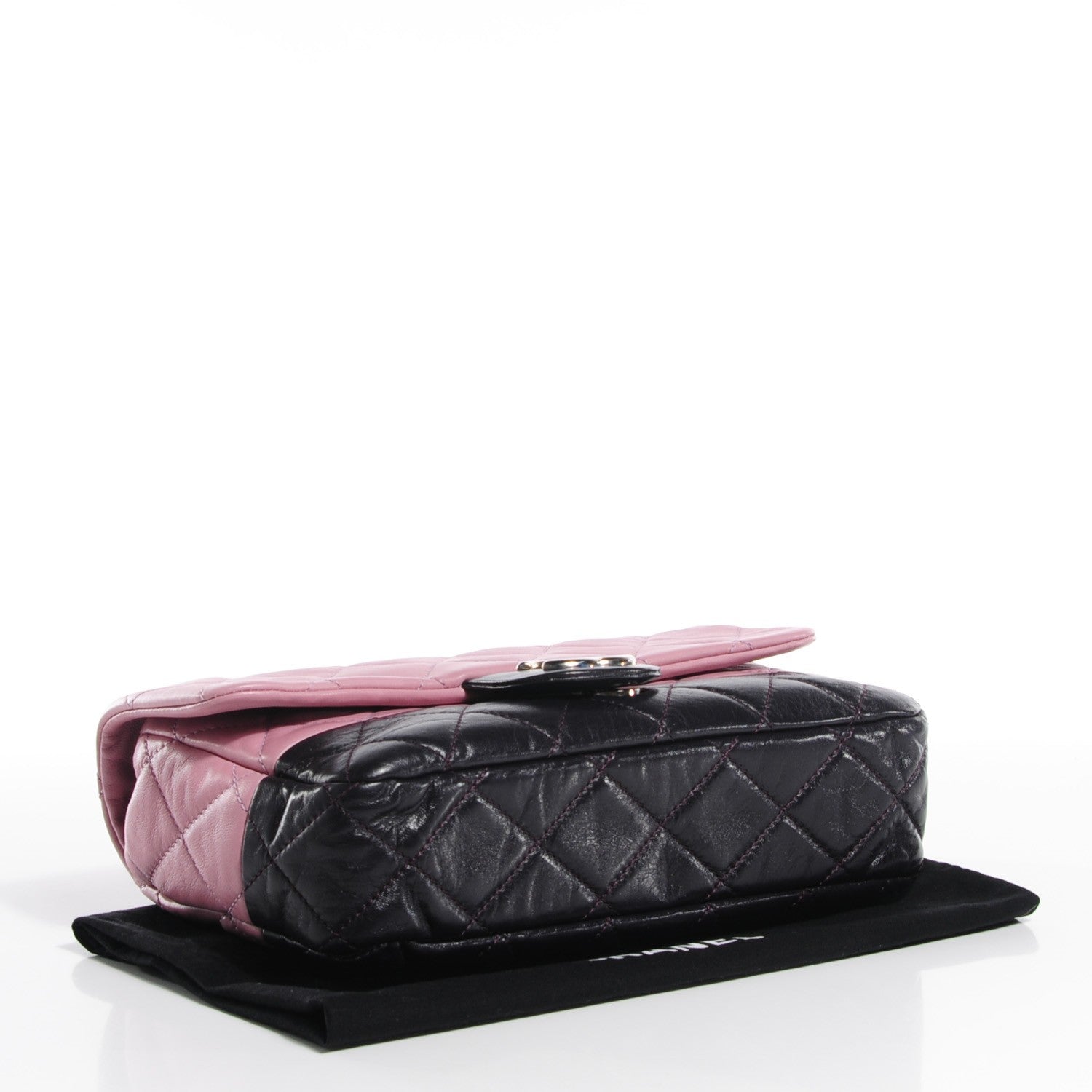 Chanel Lambskin Quilted Bi-Color Medium Single Flap Light Purple 4 of 8