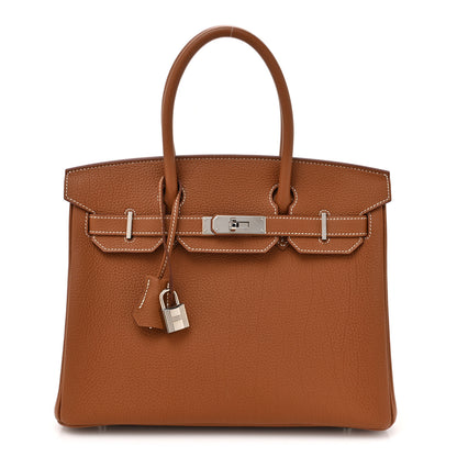 Hermes Togo Birkin 30 Gold 1 of 15