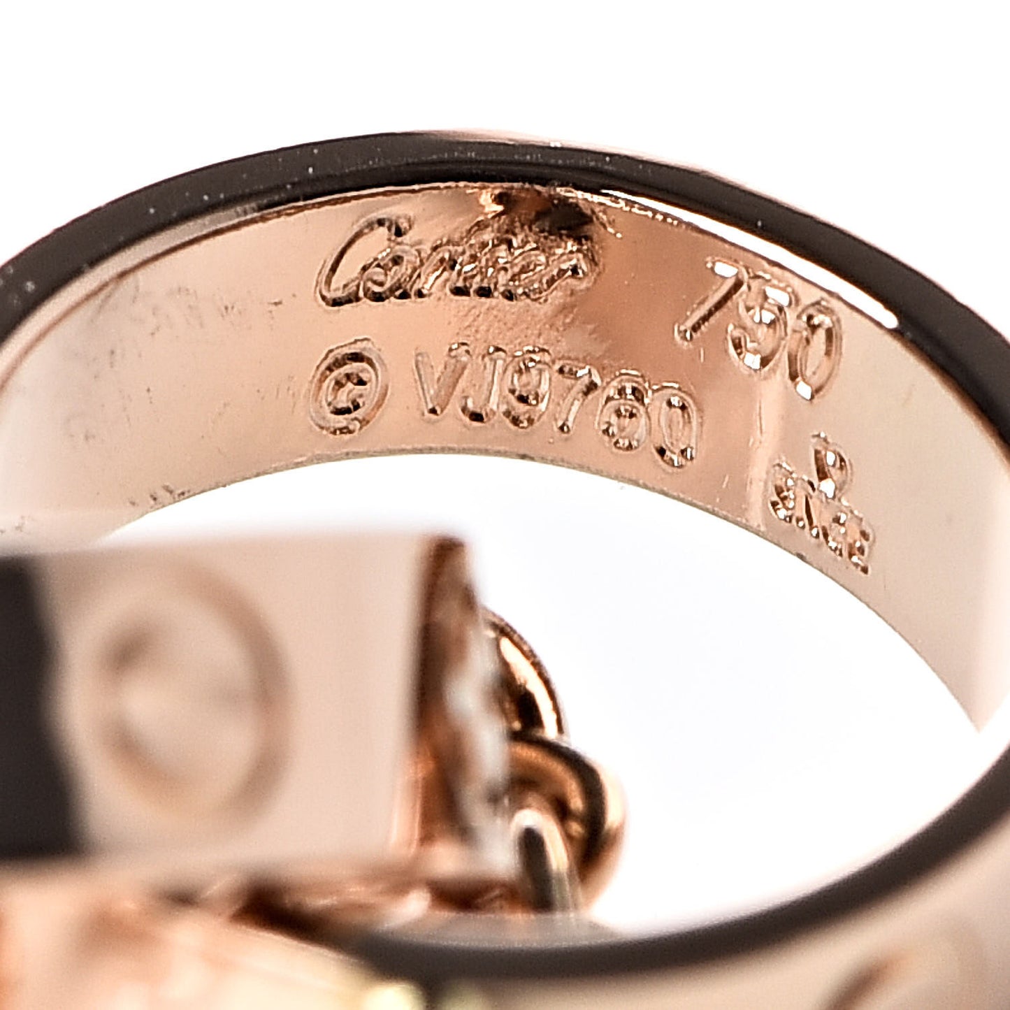18K Pink Gold Interlocking LOVE Bracelet