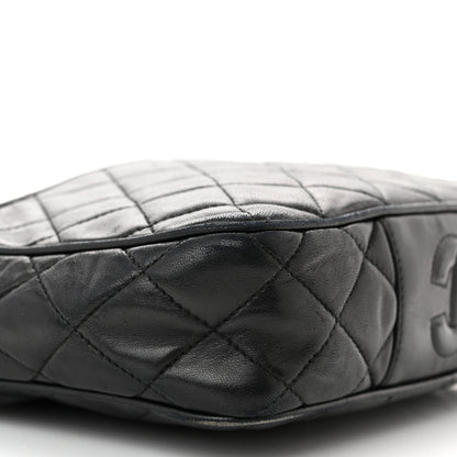 Chanel Lambskin Quilted Tassel Camera Case Black 10 of 14