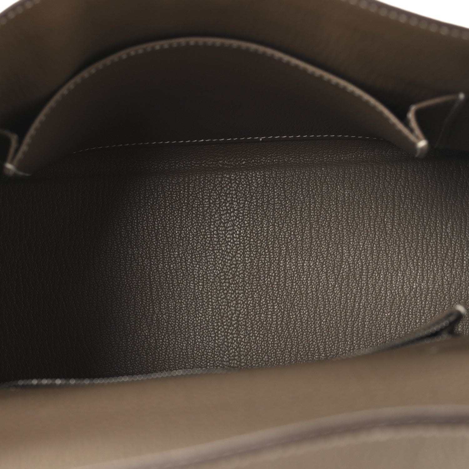 Hermes Togo Kelly Retourne 25 Etoupe 5 of 11