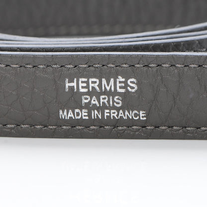 Hermes Togo Horseshoe Tri Color Kelly Retourne 40 Etain Gris Tourterelle Graphite 18 of 41