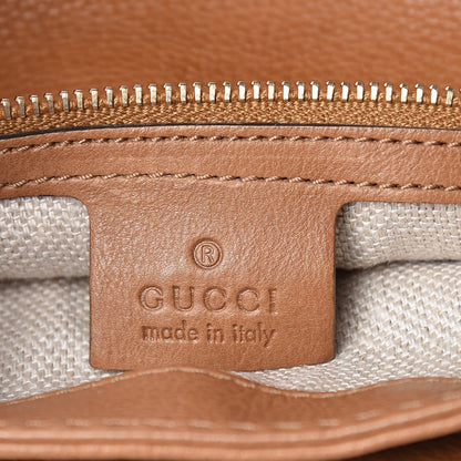 Gucci Grained Calfskin Medium Marrakech Flap Messenger Bag Brown 6 of 12
