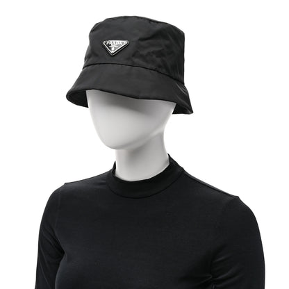 Prada X ADIDAS Re-Nylon Triangle Bucket Hat L Black 2 of 9