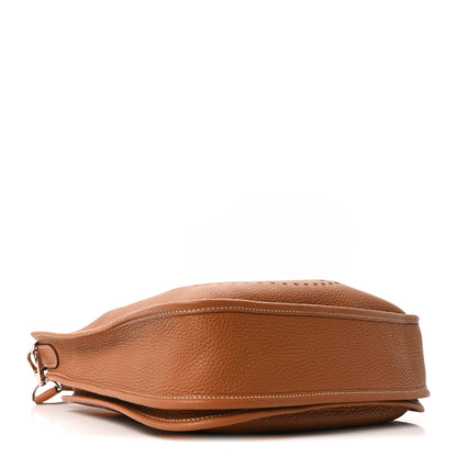 Hermes Taurillon Clemence Evelyne III PM Gold 4 of 10