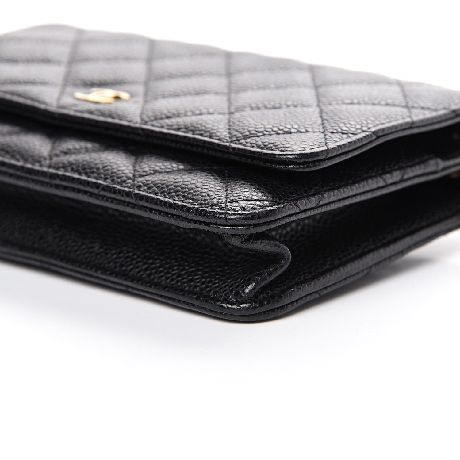 Chanel Caviar Quilted Wallet On Chain WOC Black 10 of 11