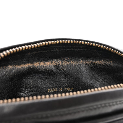 Chanel Lambskin Quilted Camera Case Black 12 of 14