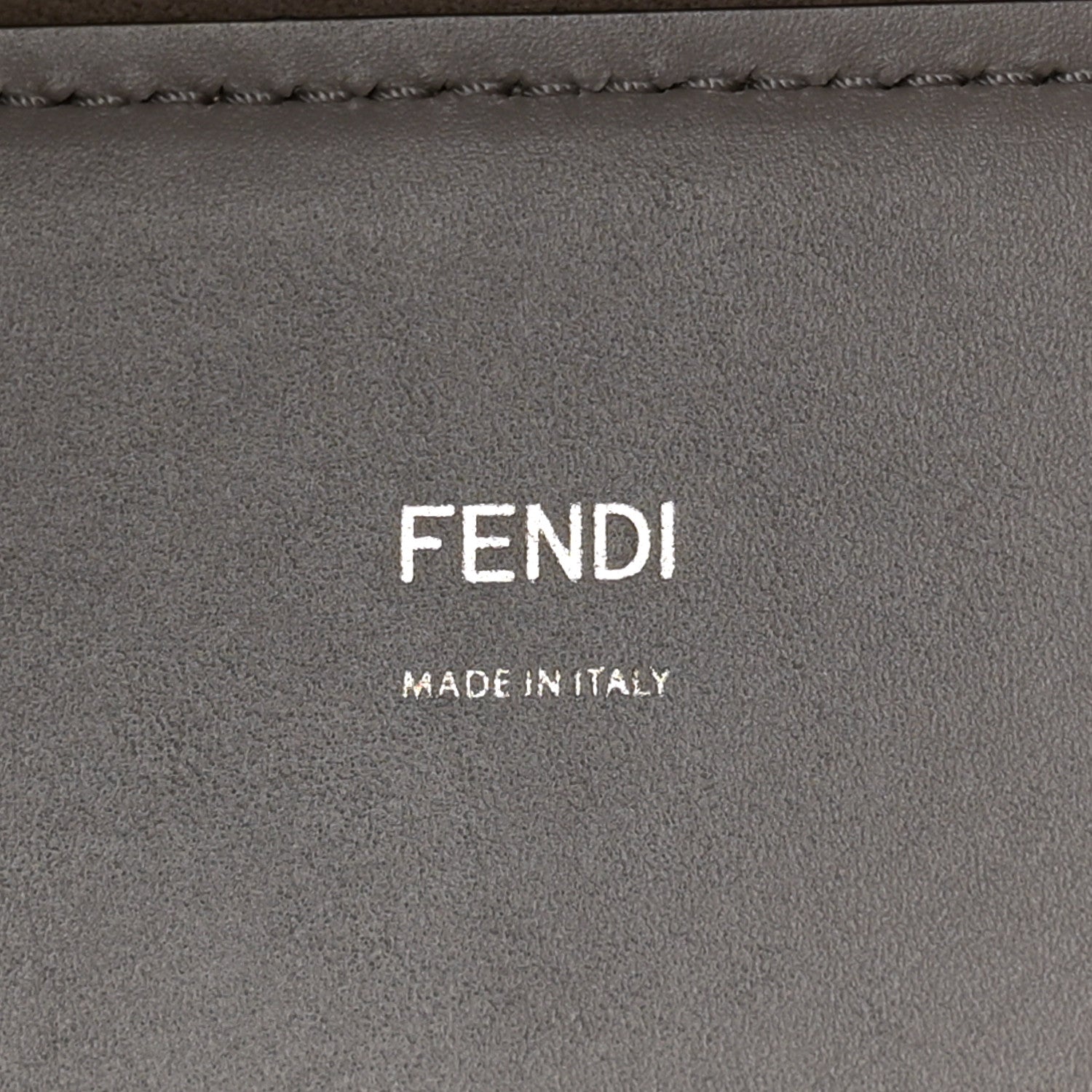 Fendi Vitello King Plexiglass Logo Embossed Medium Fendi Sunshine Shopper Tote Moon 6 of 10