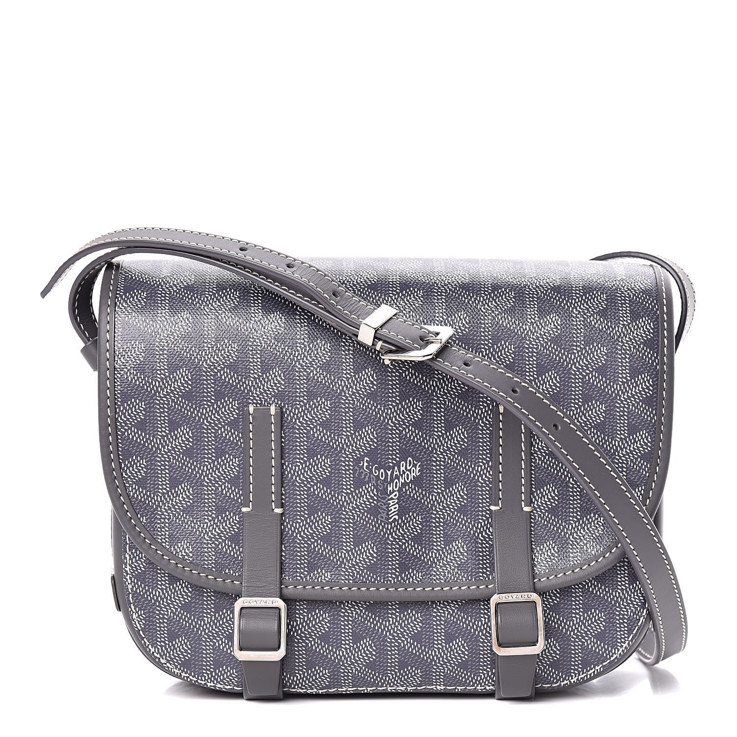Goyard Goyardine Belvedere PM Messenger Bag Grey 1 of 9