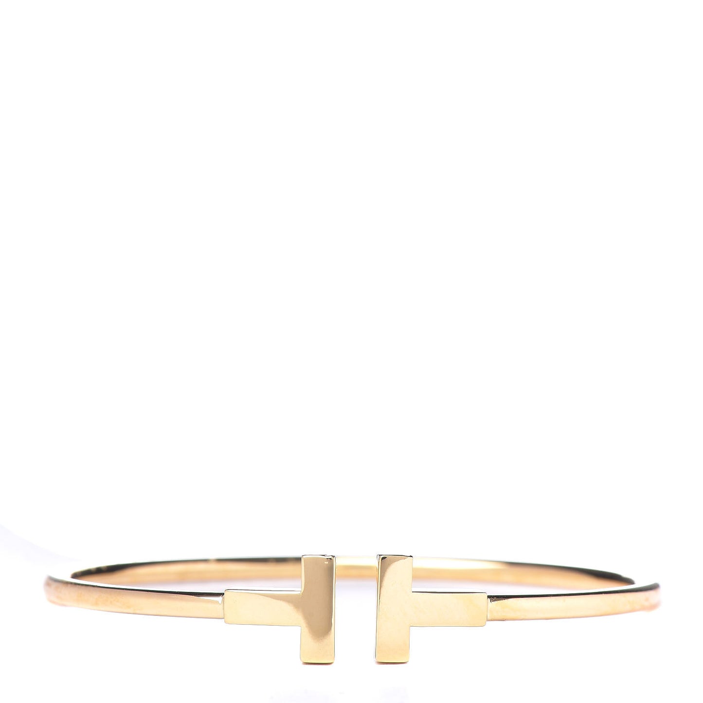 18K Yellow Gold T Wire Bracelet