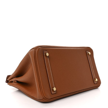 Hermes Togo Birkin 30 Gold 4 of 8