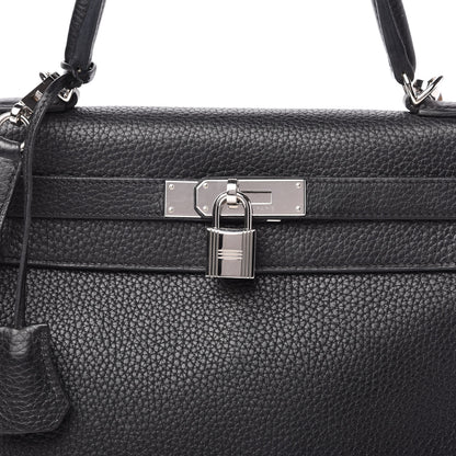 Hermes Taurillon Clemence Kelly Retourne 28 Black 10 of 10