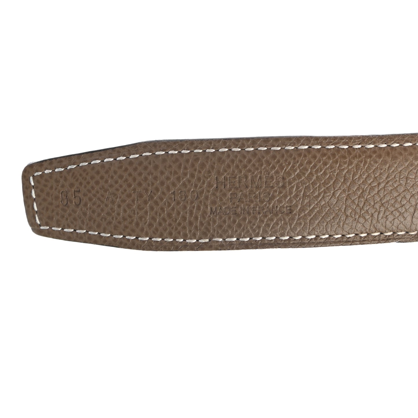 Swift Epsom 24mm Mini Constance H Belt 95 Black Etoupe