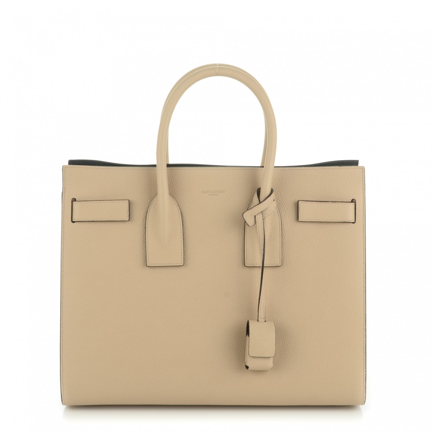 Saint Laurent Grained Calfskin Small Sac De Jour Nude Powder 1 of 7