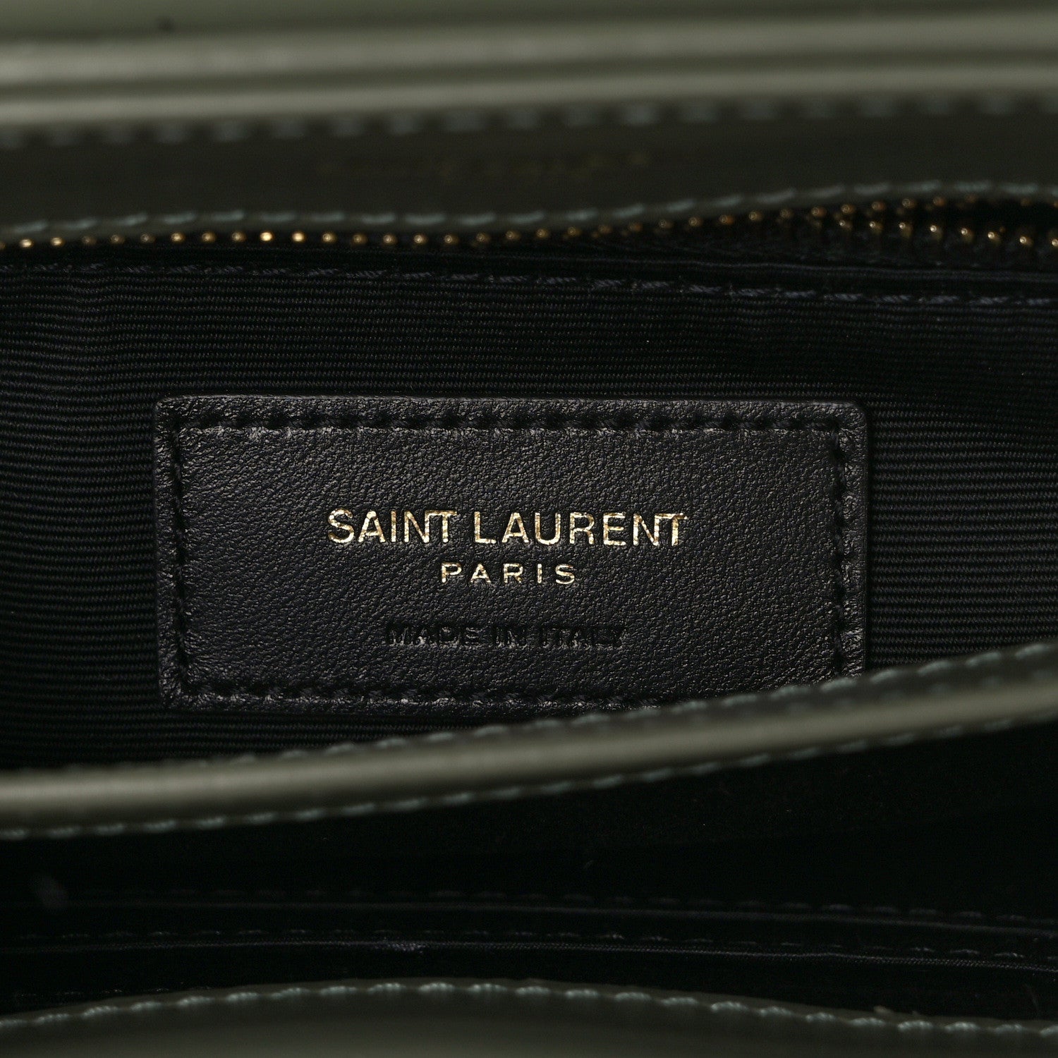 Saint Laurent Calfskin Y Quilted Monogram Toy Loulou Crossbody Bag Light Sage 6 of 11