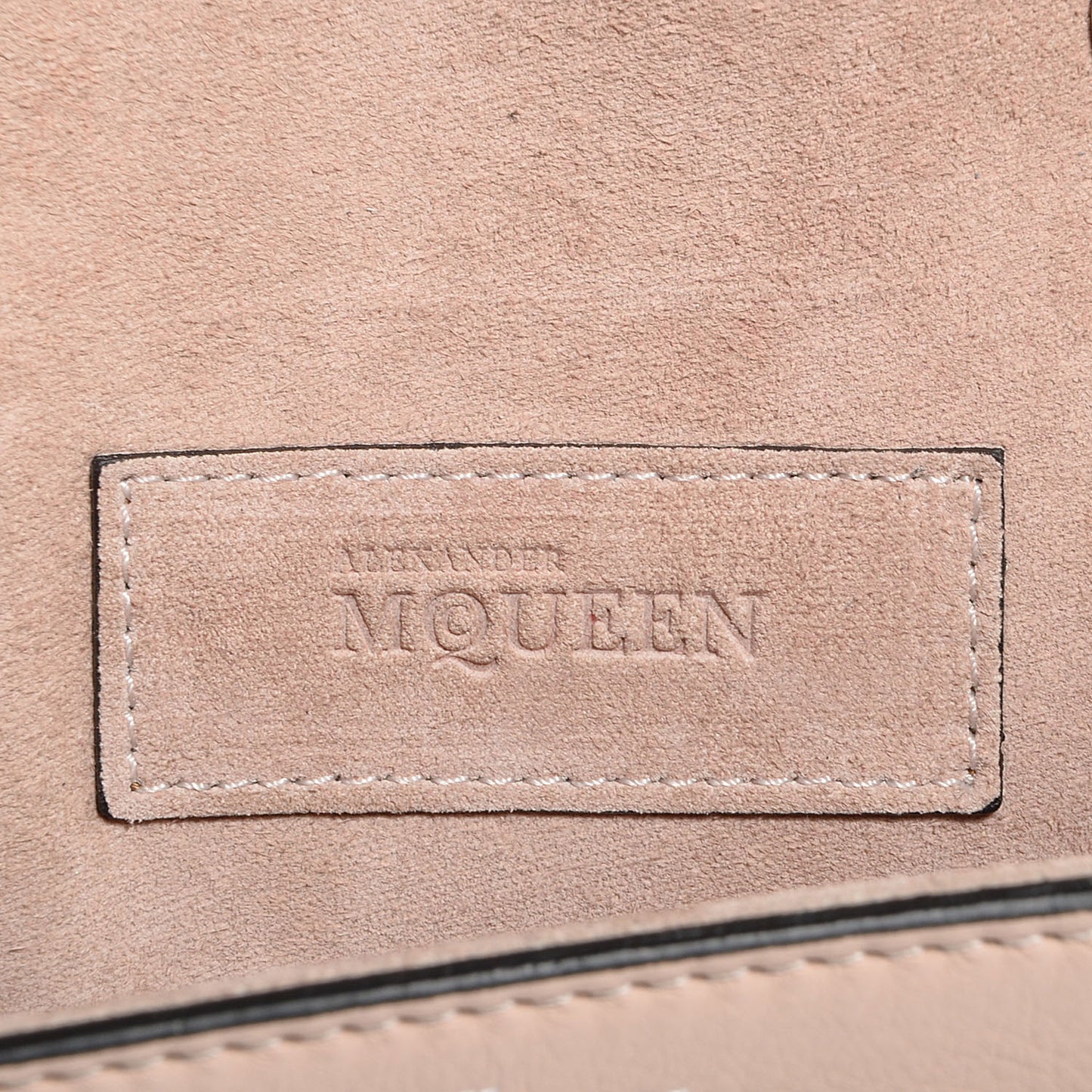 Leather Mini Heroine Chain Satchel Powder Pink