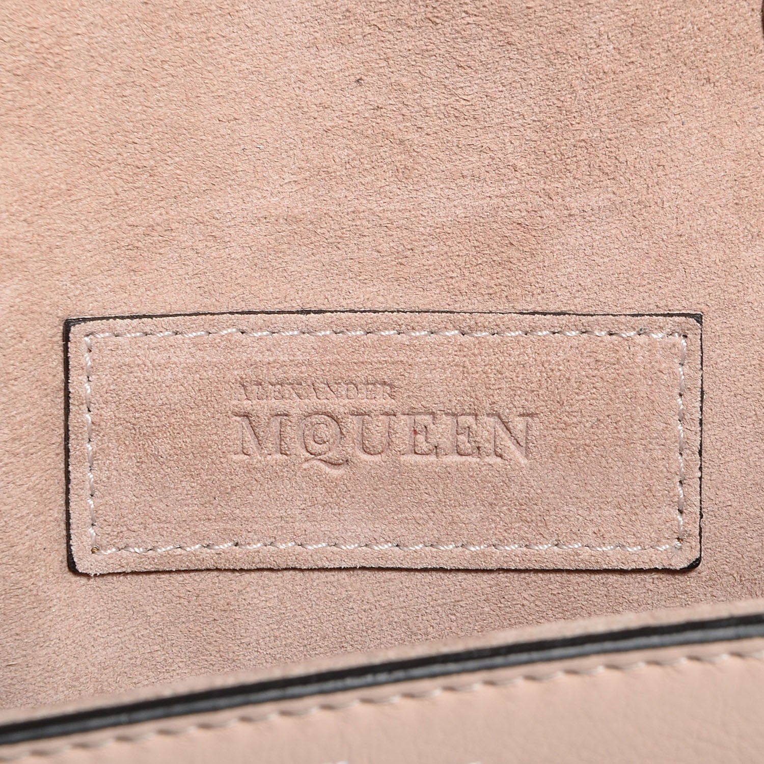 Alexander McQueen Leather Mini Heroine Chain Satchel Powder Pink 6 of 9
