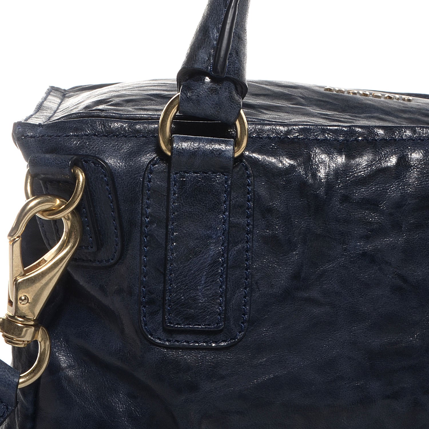 Givenchy Tumbled Sheepskin Medium Pandora Navy 10 of 10
