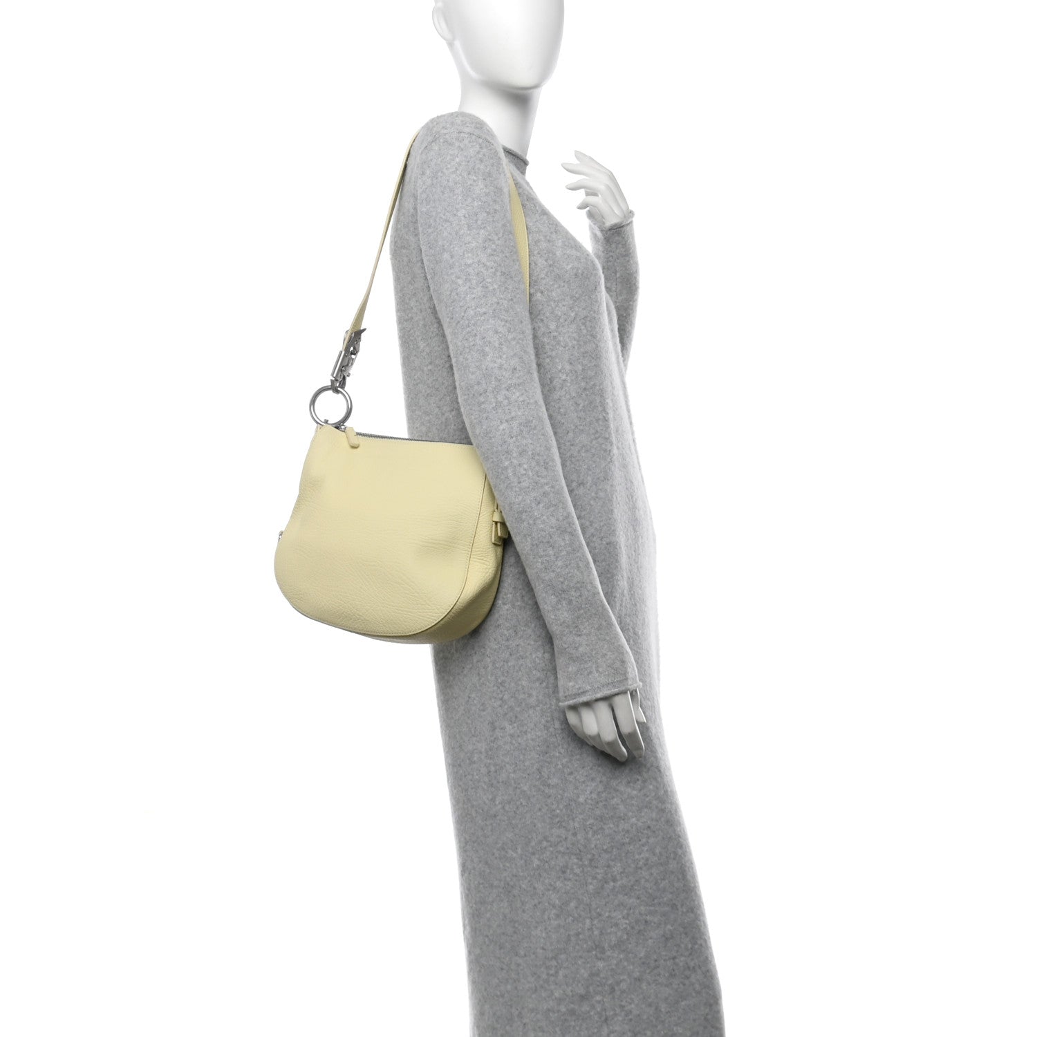 Burberry Grainy Calfskin Small Knight Crossbody Bag Sherbert 2 of 10