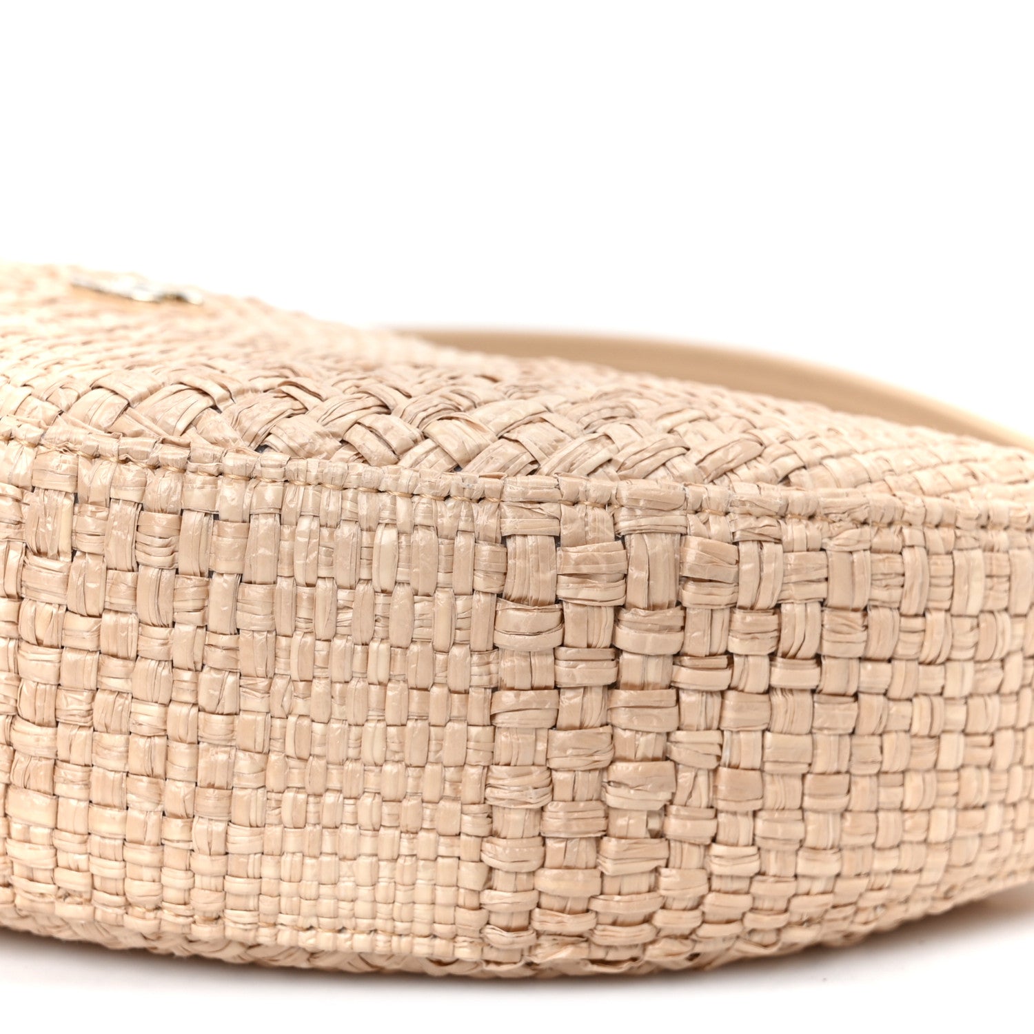 Chanel Raffia Other Shape With Chain Beige 9 of 10