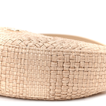 Chanel Raffia Other Shape With Chain Beige 9 of 10