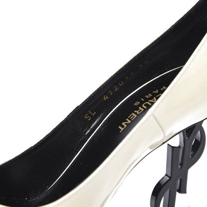 Saint Laurent Patent Opyum 100 Pumps 36 Neutro 10 of 11