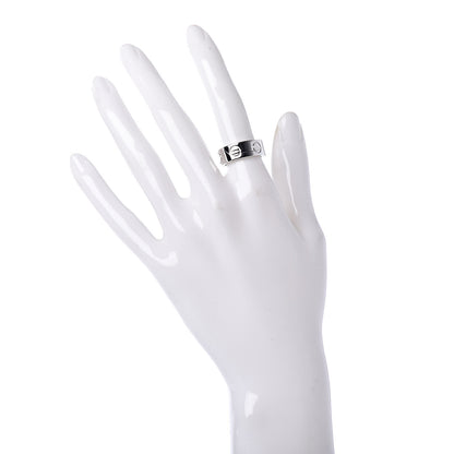 Cartier 18K White Gold 7mm Astro LOVE Ring 50 5.25 2 of 7