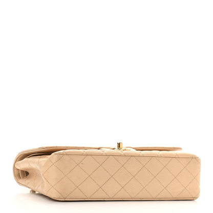 Chanel Caviar Quilted Medium Double Flap Beige 3 of 13