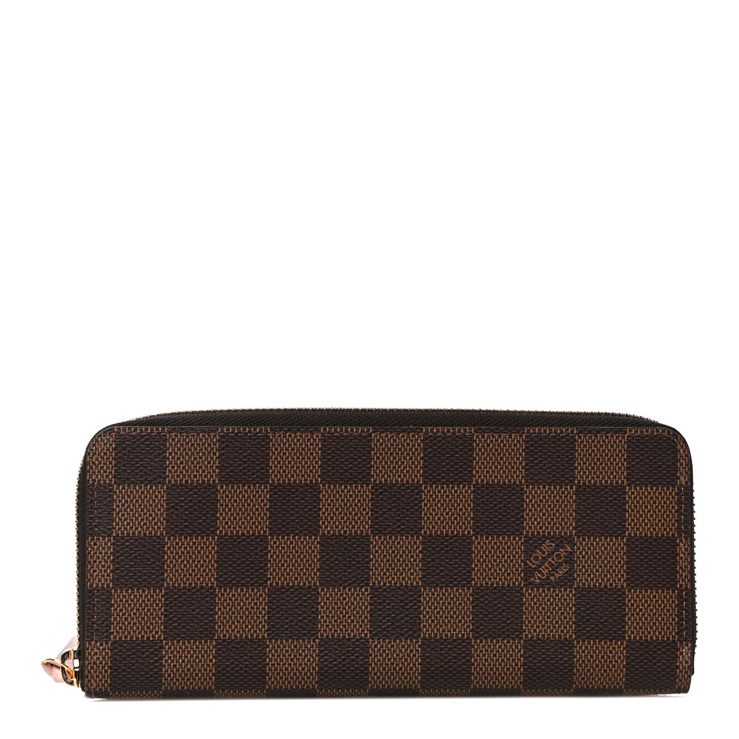 Louis Vuitton Damier Ebene Zippy Wallet Rose Ballerine 1 of 11