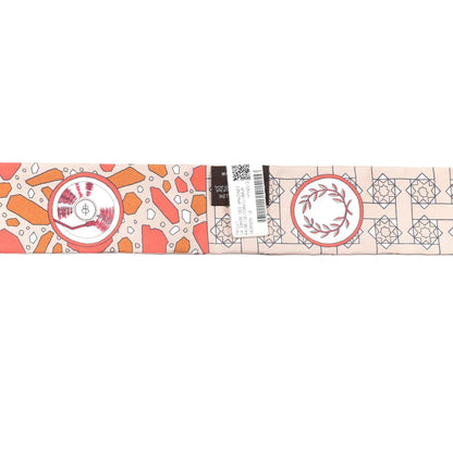 Hermes Silk La Danse Des Amazones Twilly Beige Corail Brun 2 of 4