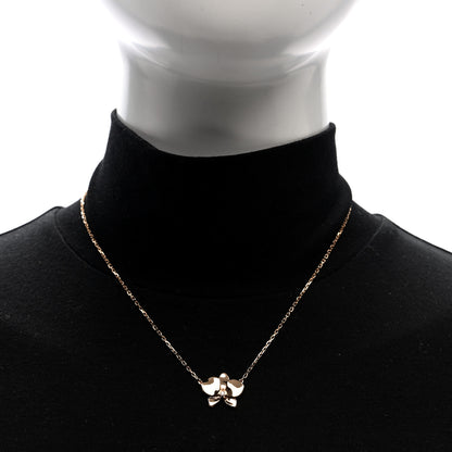 Cartier 18K Pink Gold Diamond Caresse D'Orchidees Par Cartier Pendant Necklace 2 of 5