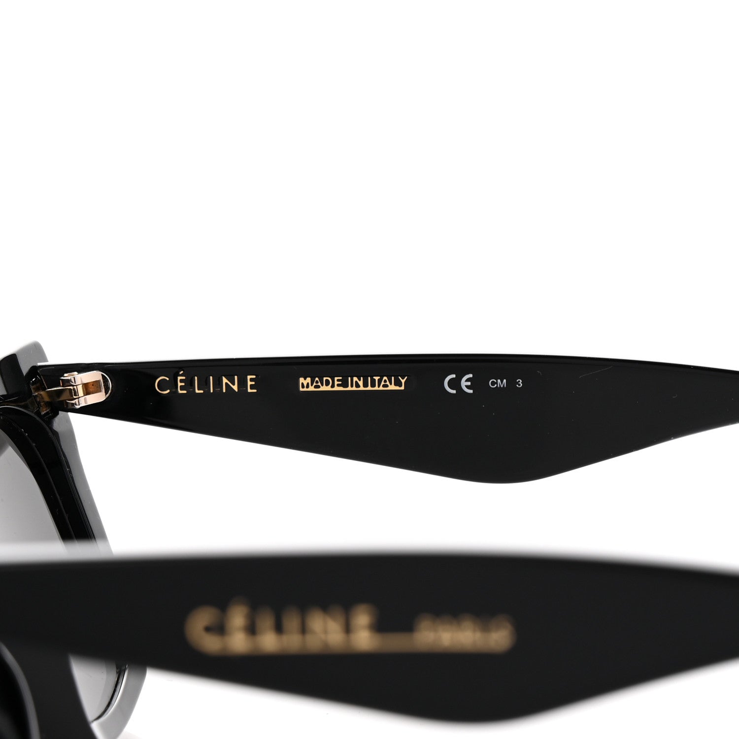 Celine Edge Sunglasses CL 41468/S Black 6 of 6