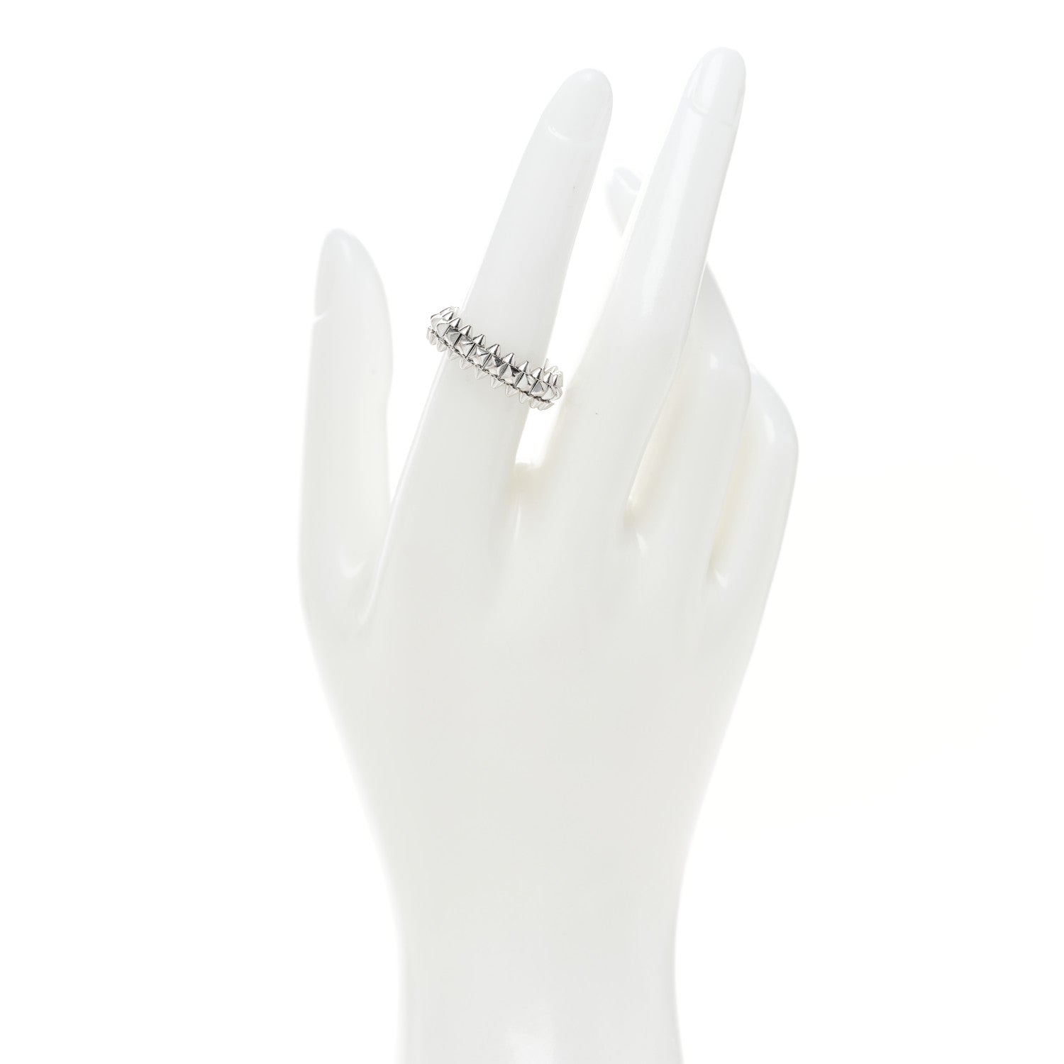 Cartier 18K White Gold SM Clash De Cartier Ring 54 6.75 2 of 4