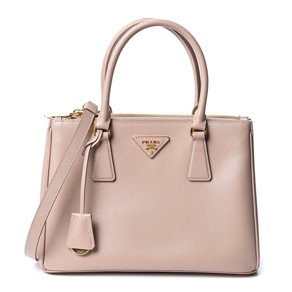 Prada Saffiano Small Galleria Double Zip Tote Cammeo 1 of 8