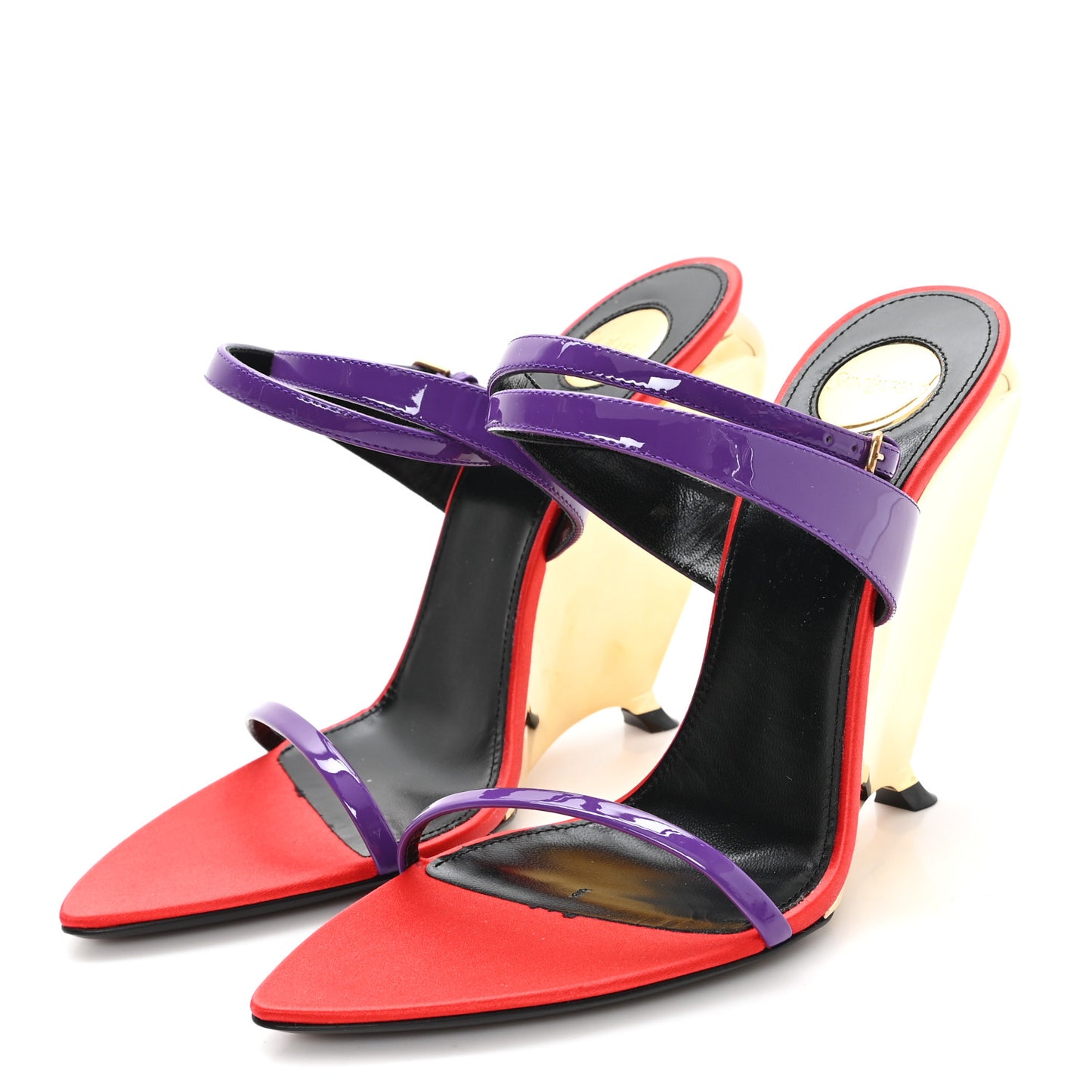 Vernice Seta Soft Tallulah 110 Sandals 37.5 Acinus Violet