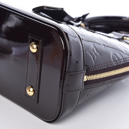 Louis Vuitton Vernis Alma BB Amarante 9 of 10