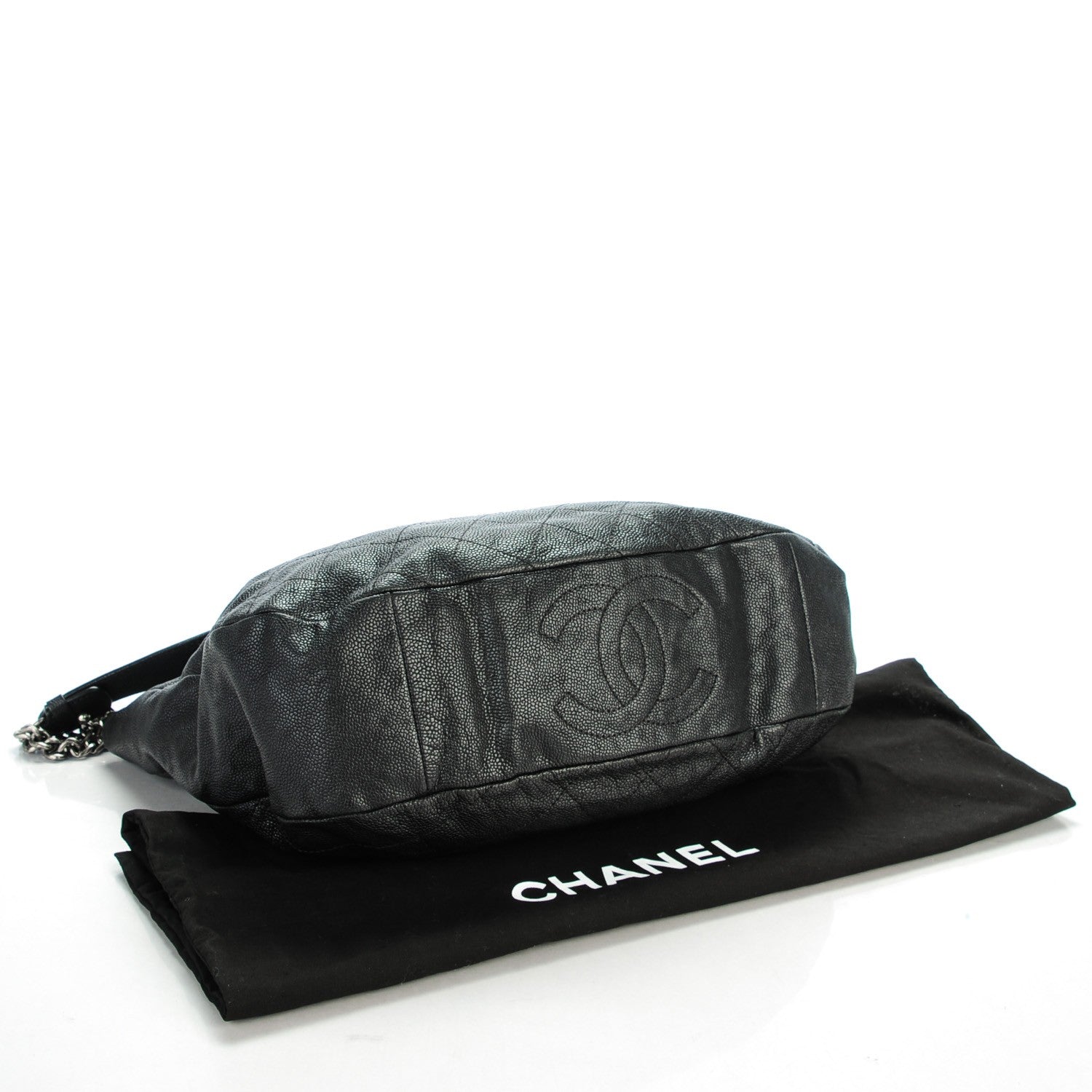 Chanel Caviar Quilted Simply CC Hobo Black 4 of 7